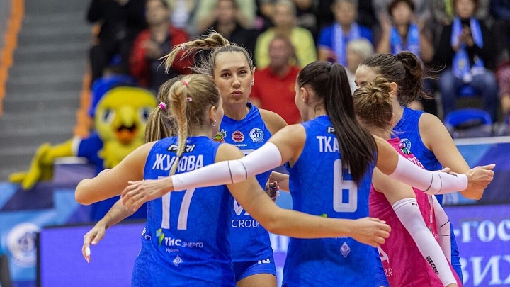 Волейболистки краснодарского "Динамо" обыграли "Ленинградку" в Суперлиге